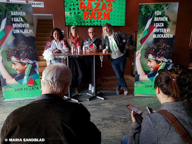 Fem dagar innan ”Gala för Gazas barn” och en presskonferens på Maxim ”när mörkret bara faller över världen”