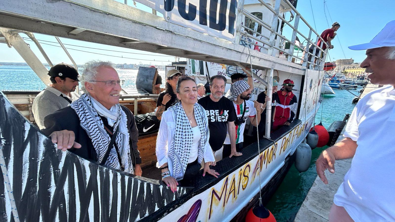 Handala på väg mot Gaza