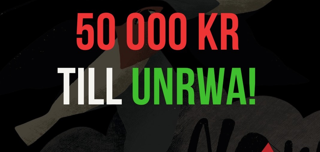 Ship to Gaza skänker 50000 kronor till UNRWA!